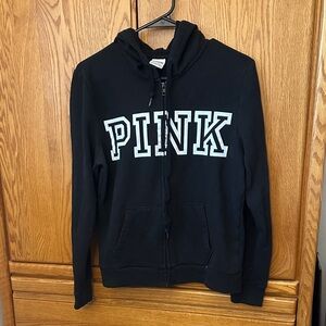 Pink VS black zip up